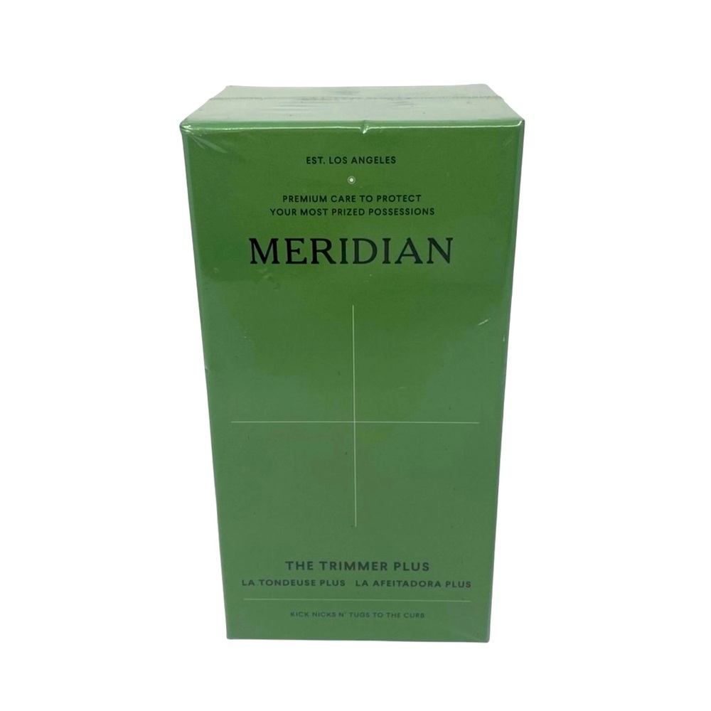 MERIDIAN The Trimmer Plus Waterproof Body Hair‎ Trimmer Onyx Black NEW